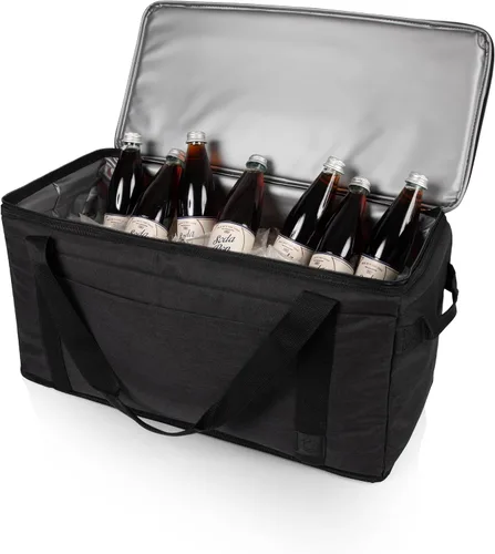 PICNIC TIME Enfriador plegable para 64 latas, bolsa térmica suave con aislamiento grande, enfriador de playa portátil con correa para el hombro