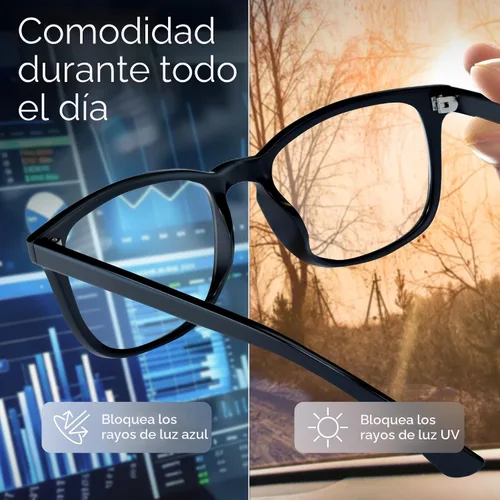 Miniatura 7 de Livho Gafas de Luz Azul de Alta Tecnología - Gafas de Computadora con Bloqueo Avanzado de Luz Azul - Fatiga por Pantalla y Protección UV * 2