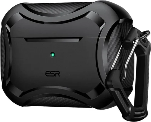 SaharaCase Raider Series - Funda compatible con AirPods Pro 2 (2ª generación) [Robusta] protección de cuerpo completo, agarre antideslizante,