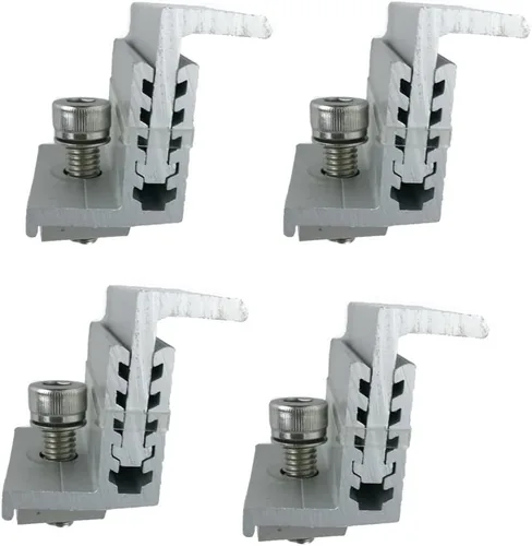 Miniatura 2 de Kits de soporte de montaje en Z de montaje de panel solar 4 unidades ajustables