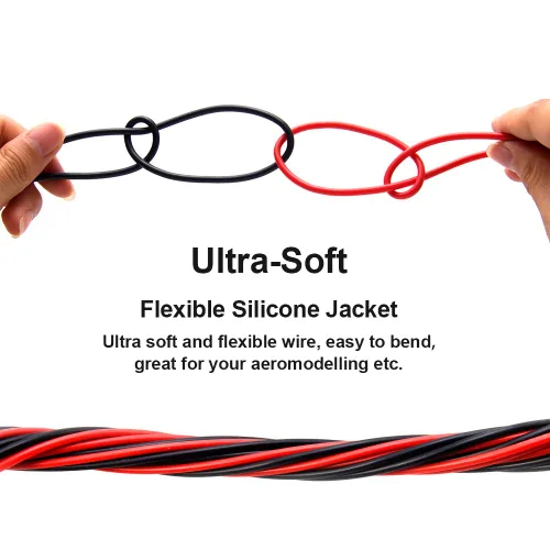 Miniatura 3 de Carrete de alambre de silicona de calibre 16 de 50 pies, ultra flexible de alta temperatura, 200 grados C, 600 V, 16 AWG, alambre trenzado con 252