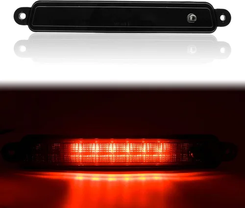 Miniatura 2 de Luz de freno LED de tercer tercio para Armada 04-15, luz de parada de montaje alto central en negro ahumado de KEWISAUTO para Nissan Armada