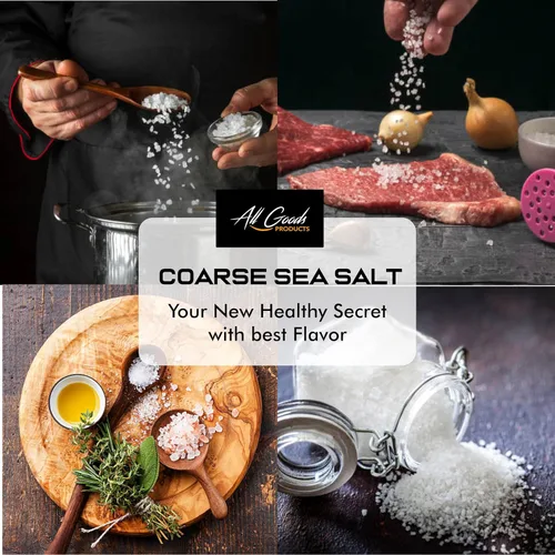 Miniatura 7 de All Goods - Sal marina mineral – 16 onzas de grano grueso, 100% natural, cosechada a mano, rica en más de 90 minerales esenciales, 30% menos