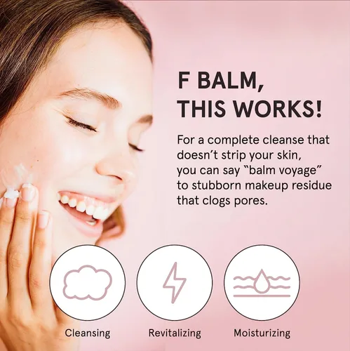 Miniatura 2 de grace & stella Bálsamo limpiador removedor de maquillaje - Limpiador facial hidratante con vitamina E para una piel suave y nutrida - Derrite