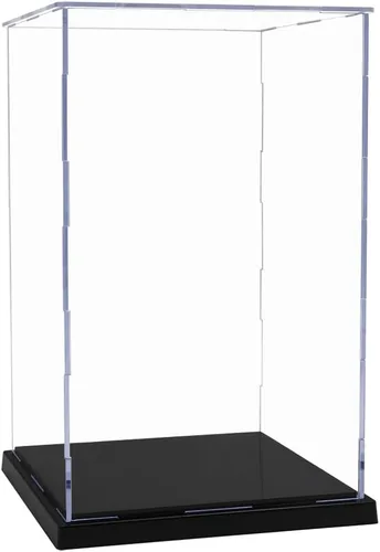 Odoria Caja transparente de 8 pulgadas para trofeo de estatua de 6 pulgadas de alto - Protector acrílico para figuras de muñecas a escala 1/12 -