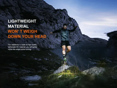 Miniatura 4 de Fenix HL18R-T V2 USB recargable 800 lúmenes LED para corrertrail running faro con cable de carga USB EdisonBright