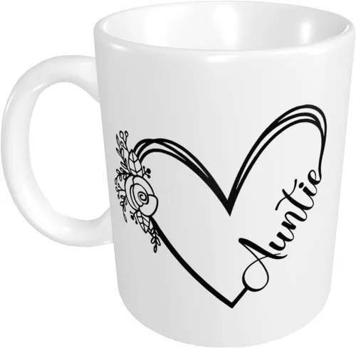 Miniatura 10 de Taza de café divertida de 11 onzas para regalar a la hermana, taza de té de cerámica para mujeres, regalo perfecto para el día de la madre, Navidad