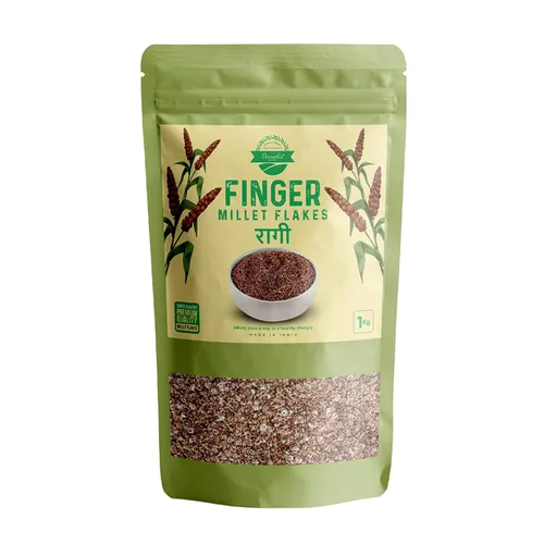 Miniatura 14 de Danodia Foods Ragi Jaggery Choco Flakes 250g/8.8 oz, Cereal de desayuno de mijo dedo con sabor a chocolate Jaggery inspirado en la India, cereal