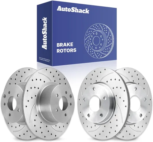 Miniatura 10 de AutoShack Juego de rotores de freno delanteros y traseros de reemplazo para Nissan Altima 2013-2024 2.0L 2.5L 3.5L V6 FWD AWD 4 piezas
