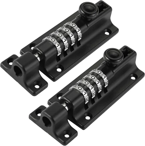 Miniatura 8 de Perno de bloqueo combinado, perno de barril de combinación de aleación de zinc maciza, cerradura de seguridad deslizante con configuración