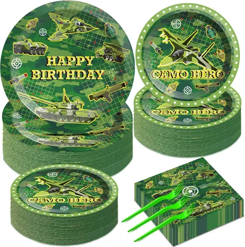 Miniatura 12 de gisgfim Juego de decoración para fiesta de 50 invitados con temática de camión semi, platos y servilletas para fiesta con temática de camión semi