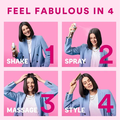Miniatura 6 de Batiste Champú seco, fragancia desnuda, 6.73 fl. oz. Paquete de 6