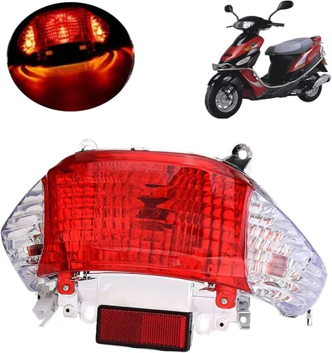 Miniatura 3 de HIAORS Luz trasera de 12V 5W Conjunto de lámpara de señal de giro para 4 tiempos GY6 49cc 50cc Sunny Jonway Roketa BAJA IceBear Shenke Chuanl TaoTao
