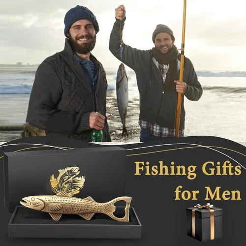 Miniatura 3 de Regalos únicos de pesca para hombres, abrebotellas de cerveza vintage, día del padre, cumpleaños, Navidad, San Valentín, regalo para él, papá, Fish