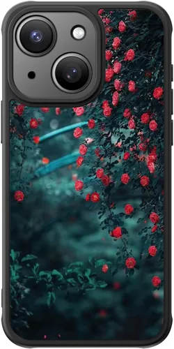 Miniatura 153 de FUNMIKO Funda para iPhone 16 Plus, carga inalámbrica y protección de grado militar, diseño floral moderno para mujeres y niñas, funda antideslizante