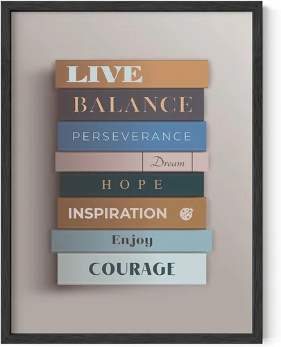 Miniatura 29 de HAUS AND HUES Mindset is Everything - Pósteres motivacionales para pared, póster motivacional para oficina, aula, impresiones artísticas