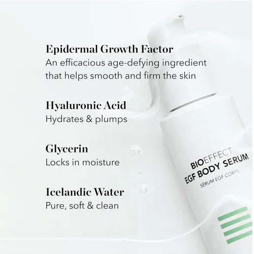 Miniatura 3 de BIOEFFECT EGF - Suero corporal Factor de crecimiento epidérmico + ácido hialurónico Suero corporal que desafía la edad para una piel