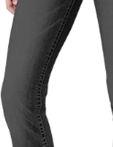 Miniatura 3 de Jeans elásticos con corte de bota para mujer, con botones y curvas, ajuste regular, corte de bota, corte clásico, corte recto