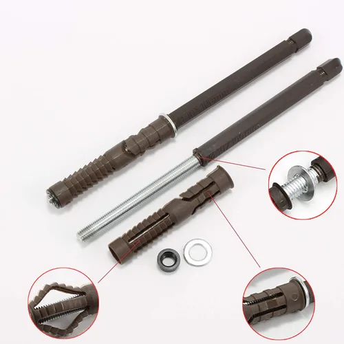 Miniatura 4 de Soportes flotantes para estantes, paquete de 8 soportes invisibles de madera resistente con tornillos, accesorios ajustables para bricolaje