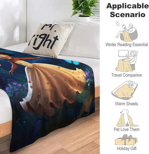 Miniatura 3 de Manta personalizada de felpa para niña afroamericana con foto y nombre, manta afro negra personalizada para niños y niñas, manta de bebé africana