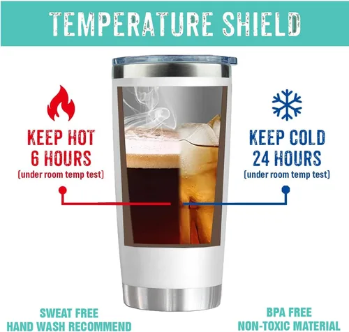 Miniatura 6 de CHICKOR Vaso aislado de 20 onzas – Regalo para hacer diferencias – Never Forget the Difference You Make – Regalos de agradecimiento al jefe