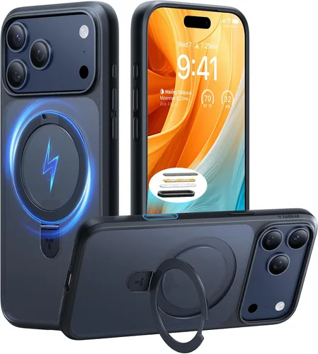 Miniatura 17 de TORRAS Funda magnética para iPhone 13 Pro Max de 6.7 pulgadas [compatible con Magsafe] con soporte, [protección contra caídas de grado militar] a