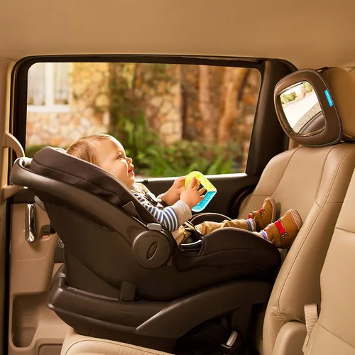 Miniatura 2 de BRICA Espejo de auto para seguridad del bebé, Clear Sight, Gris