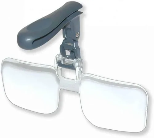 Miniatura 7 de Carson VisorMag óptico 1.75x Potencia (+3.00 dioptrías) Lente de aumento con clip para sombreros VM-10 Práctico aumento manos libres: lupa manos