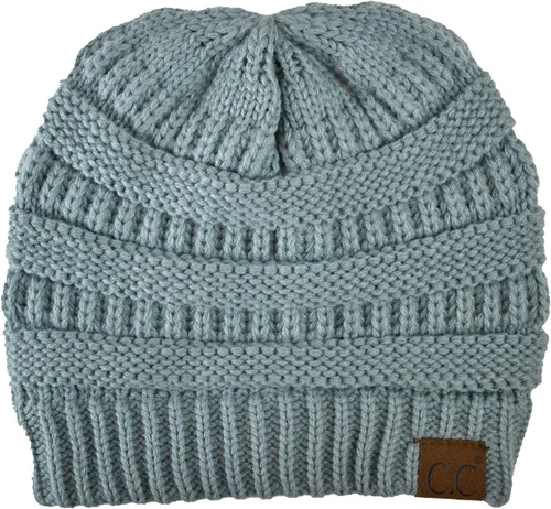 Miniatura 111 de C.C Trendy Warm Chunky Soft Stretch Cable Knit Beanie