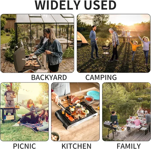 Miniatura 7 de Kit de accesorios para parrilla Latiret Blackstone, juego de 23 accesorios para parrilla para Camp Chef, accesorios para parrilla de parte superior