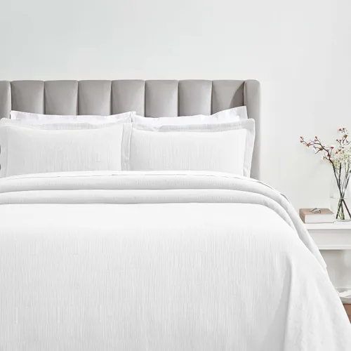 Miniatura 19 de Superior Juego de colcha de algodón de 2 piezas, diseño de círculos celtas, decoración de cama para el hogar, 1 funda de almohada, manta