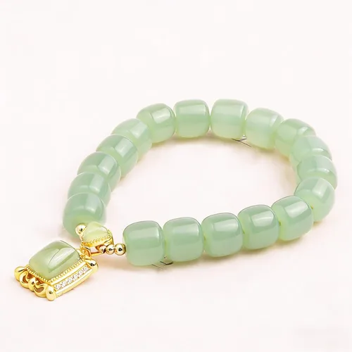 Miniatura 7 de Pulsera de la suerte para mujeres y hombres, juego de pulseras coloridas de cuentas de ágata retro, energía positiva, protección y buena fortuna