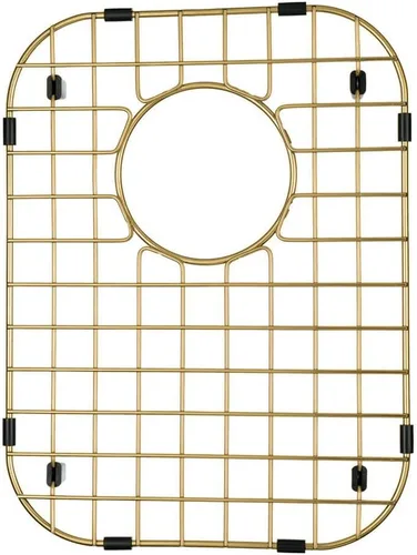STARSTAR Protectores de Fregadero Mate Oro Acero Inoxidable 304 Rejilla Inferior de Fregadero de Cocina, Estante (28.6 cm L x 36.8 cm A)