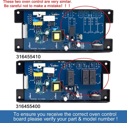 Miniatura 4 de 5304518661 316455410 Tablero de Control de Cocina de Horno para Frigidaire Kenmore horno Estufa Tablero Horno Cocina Estufa Reloj Tablero de Control