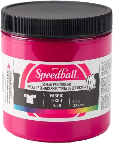 Miniatura 41 de Speedball Tinta de impresión de pantalla de tela, 8 onzas, color negro para impresión de camisetas y serigrafía
