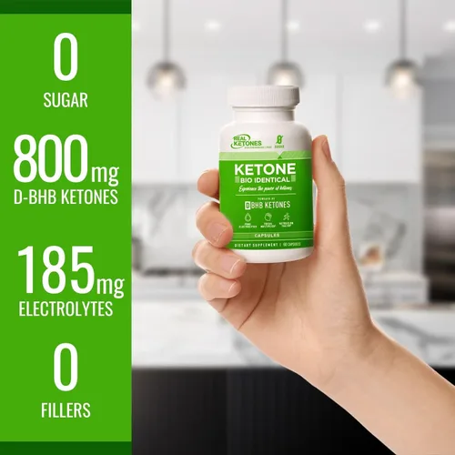 Miniatura 4 de BHB - Píldoras cetonas exógenas Keto - Pastillas de electrolitos Real Ketones Keto para un mayor rendimiento energético y cetosis rápida, píldoras