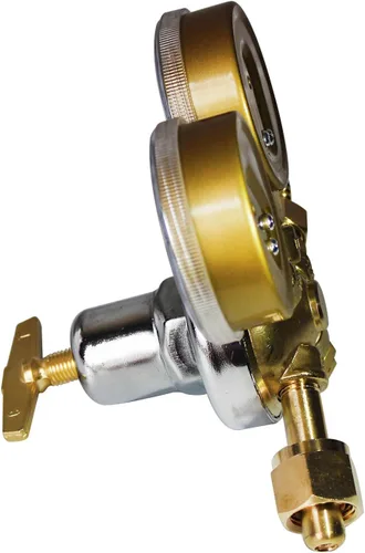 Miniatura 3 de Regulador de oxígeno resistente, regulador de antorcha de corte con medidor de tanque grande, salida 0-200PSI entrada 0-4000PSI CGA 540