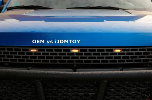 Miniatura 8 de iJDMTOY 3 luces LED ámbar de lente transparente compatibles con Ford Raptor 2010-14 y 17-20 (alimentado por 36 piezas de luces LED SMD)