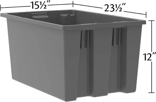 Miniatura 2 de Akro-Mils 35240 Contenedor de almacenamiento de plástico nido y apilable y bolsa de distribución