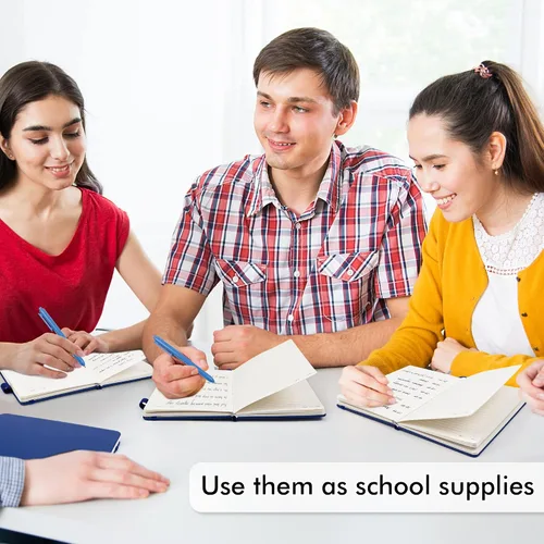 Miniatura 5 de feela Paquete de 24 cuadernos a granel para el trabajo, cuadernos de negocios de tapa dura con soporte para bolígrafo, para estudiantes y mujeres