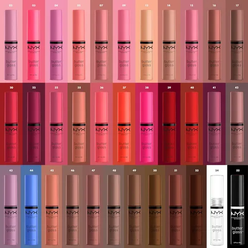 Miniatura 5 de NYX MAQUILLAJE PROFESIONAL Brillo de mantequilla, brillo de labios no pegajoso - Praline (Deep Nude)