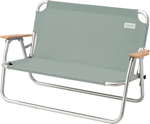 Coleman Living Collection Banco Premium para Exteriores, Banco Plegable Ligero con Asientos para 2 Personas, Soporta hasta 450 libras, Ideal para