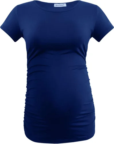 Miniatura 66 de Smallshow - Camiseta de maternidad para mujer, diseño de lados fruncidos, tipo túnica, prendas para el embarazo