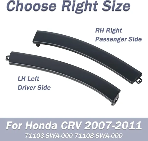 Miniatura 4 de Para Honda CRV 2007-2011 parachoques delantero rueda Fender ceja moldeo ajuste izquierda