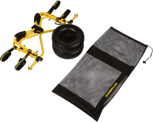 Miniatura 4 de Suspenz Remolque de transporte de canoa para kayak, carrito de kayak DLX, carrito con ruedas y correas sin aire, capacidad de peso de 150 libras