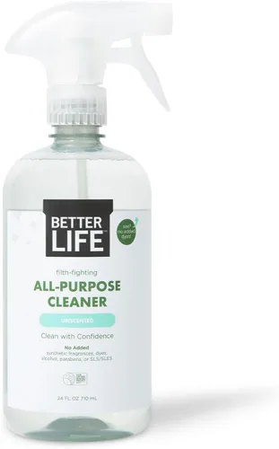 Better Life Limpiador multiusos, espray multiusos de limpieza para el hogar y la cocina a base de plantas, para vidrio, encimeras,