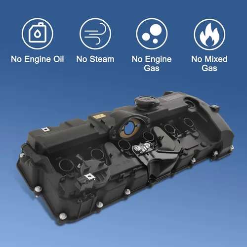 Miniatura 5 de Kit de tapa de válvula de motor con juntas y pernos 11127552281 2007-2013 compatible con BMW 128i 328i xDrive 328xi 528i xDrive 528xi 535i xDrive X3