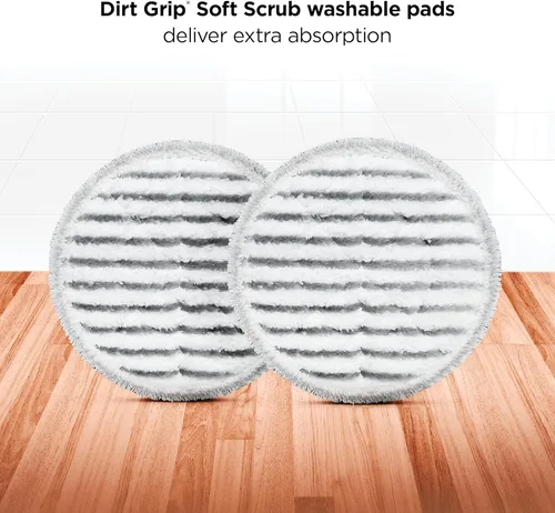 Miniatura 7 de Shark Steam & Scrub - Trapeador de vapor todo en uno para fregar y desinfectar suelos duros, 2 modos de vapor, 2 almohadillas suaves de agarre