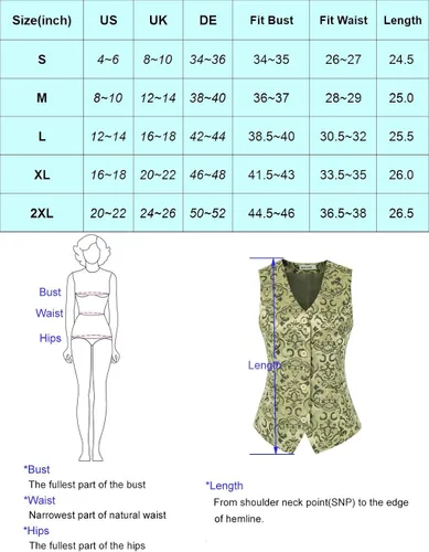 Miniatura 3 de GRACE KARIN Chaleco de chaleco vintage para mujer, vestido steampunk, chaqueta jacquard