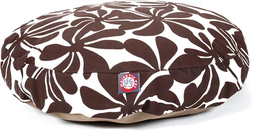 Miniatura 39 de Majestic Pet Products - Cama redonda pequeña para perros con rayas verticales negras para interiores y exteriores, con funda extraíble y lavable